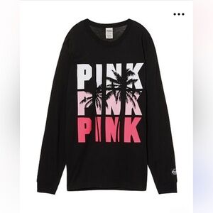 PINK Victoria's Secret Black Tee